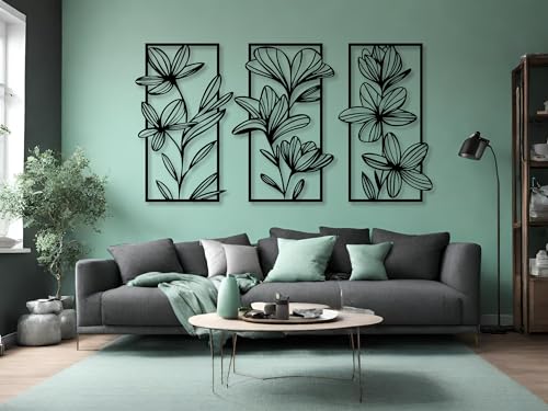 Weiblicher Körper Line Art Wanddeko, Sinnliche Kunst, Wandbild aus Holz, Wand deko 3d, Home Wall Art Minimalistische Dekoration, Moderne Deko, Bilder für Schlafzimmer, Wohnzimmer (Blumen 1) von VAILLA