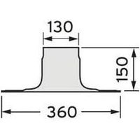 Vaillant - Flachdachkragen für senkrechte Dachdurchführungen von VAILLANT