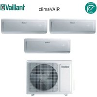 Trial split inverter-klimagerät serie climavair plus vai 8 9+12+12 mit vaf8-070w3no r-32 9000+12000 - Vaillant von VAILLANT