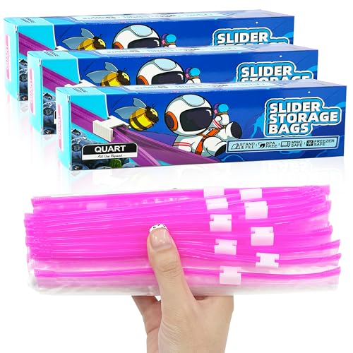 VAKOWOO Gefrierbeutel, 60 Pcs Zip Beutel, Gefrierbeutel mit Reißverschluss, Wiederverwendbar Zipper Beutel mit Erweiterbarer Boden, Frischhaltebeutel für Obst, Gemüse, Fleisch, Getreide, Snacks VAKOWOO Gefrierbeutel, 60 Pcs Zip Beutel, Gefrierbeutel mit Reißverschluss, Wiederverwendbar Zipper Beutel mit Erweiterbarer Boden, Frischhaltebeutel für Obst, Gemüse, Fleisch, Getreide, Snacks von VAKOWOO