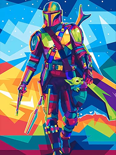 VAKUUM Diamond Painting Kits for Adults 5D Mandalorian Diamond Art DIY Cross Stitch Kit for Beginners with Pattern Home Decor 50 * 60cm5D298m VAKUUM Diamond Painting Kits for Adults 5D Mandalorian Diamond Art DIY Cross Stitch Kit for Beginners with Pattern Home Decor 50 * 60cm5D298m von VAKUUM