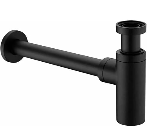 VALAZ Siphon für Waschbecken in Schwarz von VALAZ