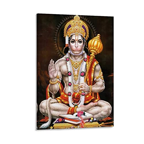 VALCLA Bild Auf Leinwand 40 * 60cm Senza Cornice degli dei indiani Hanuman von VALCLA