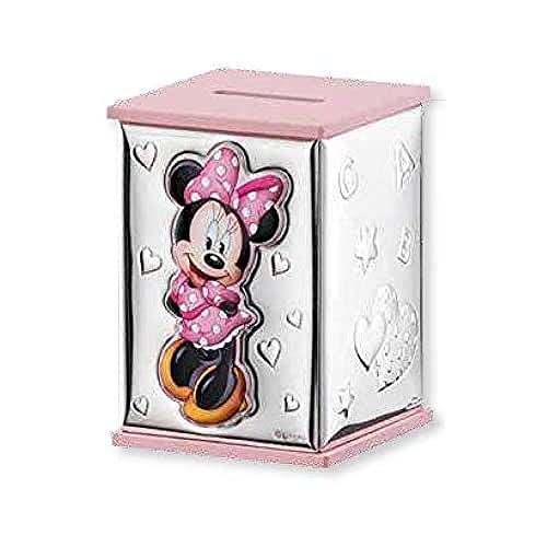 Disney Baby - Valenti&Co. - Spardose aus Miro® Silver aus der Disney-Kollektion mit Minnie-Mouse-Motiv von VALENTI & CO.