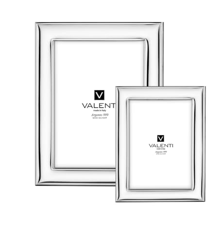 VALENTI & CO. Bilderrahmen 13 x 18 cm aus glänzendem Silber, ideal als Geschenk für Hochzeit, Zeremonie oder Geburtstag VALENTI & CO. Bilderrahmen 13 x 18 cm aus glänzendem Silber, ideal als Geschenk für Hochzeit, Zeremonie oder Geburtstag von VALENTI & CO.
