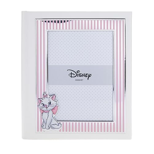 VALENTI & CO. Disney Baby - Minou Die Aristocats - Fotoalbum für Kinder mit silbernem Fotorahmen als Geschenk zur Taufe oder zum Kindergeburtstag von VALENTI & CO.
