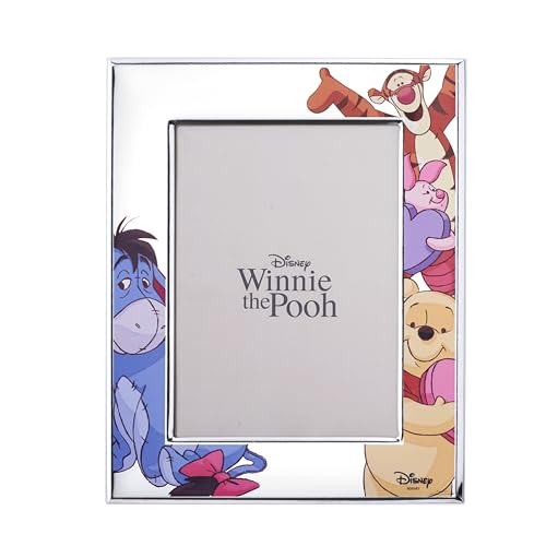 VALENTI & CO. Disney Baby - Winnie Puuh - Bilderrahmen für den Tisch aus Silber, Geschenkidee für Kinder oder Neugeborene zur Taufe oder zum Geburtstag VALENTI & CO. Disney Baby - Winnie Puuh - Bilderrahmen für den Tisch aus Silber, Geschenkidee für Kinder oder Neugeborene zur Taufe oder zum Geburtstag von VALENTI & CO.