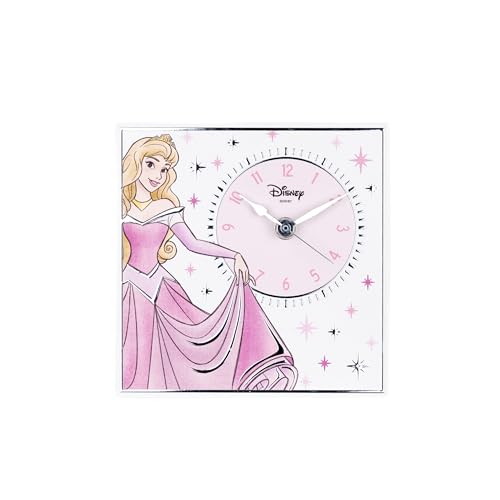 VALENTI & CO. - Disney Princess Aurora - Tisch- oder Hängeuhr aus Holz mit Details in Silber - Geschenkidee Geburt Mädchen oder Taufgeschenk - Wanduhr für Mädchenzimmer VALENTI & CO. - Disney Princess Aurora - Tisch- oder Hängeuhr aus Holz mit Details in Silber - Geschenkidee Geburt Mädchen oder Taufgeschenk - Wanduhr für Mädchenzimmer von VALENTI & CO.