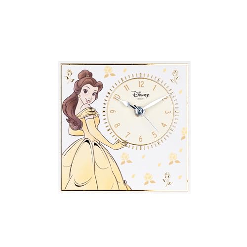 VALENTI & CO. - Disney Princess Belle - Tischuhr oder Hängeuhr aus Holz mit silbernen Details - Geschenkidee Geburt Mädchen oder Taufgeschenk - Wanduhr für Mädchenzimmer VALENTI & CO. - Disney Princess Belle - Tischuhr oder Hängeuhr aus Holz mit silbernen Details - Geschenkidee Geburt Mädchen oder Taufgeschenk - Wanduhr für Mädchenzimmer von VALENTI & CO.