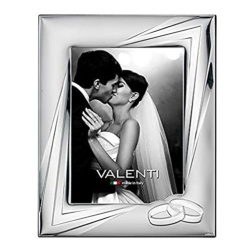 Valenti&Co Bilderrahmen, Silber, 13 x 18 cm, ideal als Geschenk zur Hochzeit oder für Mutter und Papa. von VALENTI & CO.