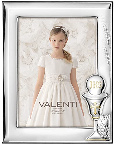 Valenti&Co Bilderrahmen aus Silber, 13 x 18 cm. Perfekt als Geschenk für Erstkommunion in der Familie von Freunden oder Verwandten Valenti&Co Bilderrahmen aus Silber, 13 x 18 cm. Perfekt als Geschenk für Erstkommunion in der Familie von Freunden oder Verwandten von VALENTI & CO.