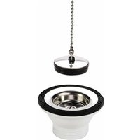 Ablauf - Ablaufgarnitur Spültisch rostfreier Stahl mit Stopfen - VALENTIN: 705100 000 00 Ablauf - Ablaufgarnitur Spültisch rostfreier Stahl mit Stopfen - VALENTIN: 705100 000 00 von VALENTIN