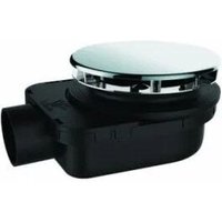 Valentin - Duschablauf Smart ultraflach für Duschwanne D.90 waagerechter Ausgang, H.48, zum Kleben von VALENTIN