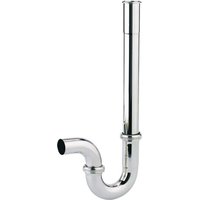 Einfacher Waschmaschinensiphon, Messing, verchromt, 32 mm, waagerecht Einfacher Waschmaschinensiphon, Messing, verchromt, 32 mm, waagerecht von VALENTIN