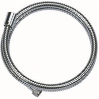 Messing-Doppelklammer-Brauseschlauch 2m, 1 konische Mutter 15x21, 1 Rändelmutter 15x21. von VALENTIN