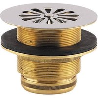 Valentin - Ablaufventil Siphon classic 108 Edelstahl Messing, 40x49 von VALENTIN