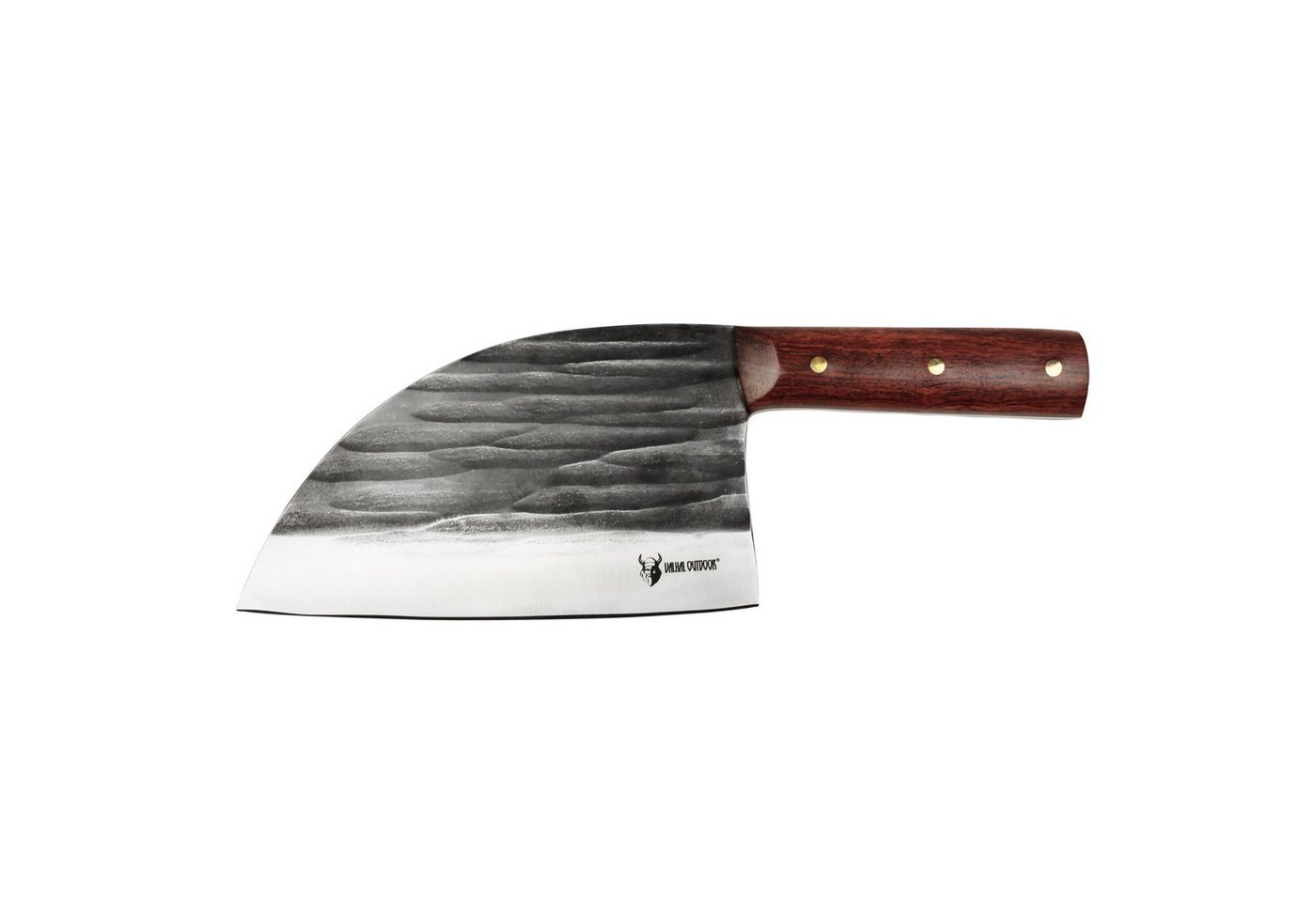 VALHAL OUTDOOR Kochmesser Valhal Outdoor Hackmesser - Edelstahl/Holz - 18cm Klinge VALHAL OUTDOOR Kochmesser Valhal Outdoor Hackmesser - Edelstahl/Holz - 18cm Klinge von VALHAL OUTDOOR