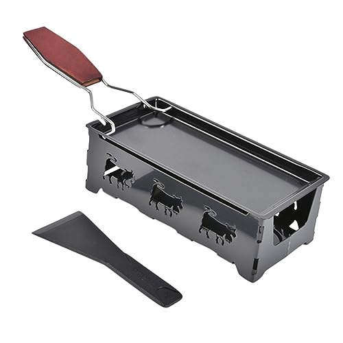 VALICLUD 1 Satz Käseofen Set Mini Antihaft Grillpfanne Tragbare Käseschmelzpfanne für Fondue und Picknick Hitzebeständig Leicht zu Reinigen für Raclette und Grillgerichte VALICLUD 1 Satz Käseofen Set Mini Antihaft Grillpfanne Tragbare Käseschmelzpfanne für Fondue und Picknick Hitzebeständig Leicht zu Reinigen für Raclette und Grillgerichte von VALICLUD