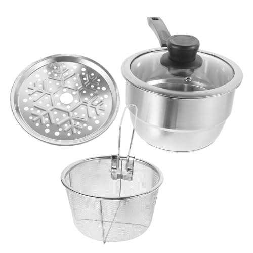 VALICLUD 1 Satz Kochtopf mit Dampfeinsatz Multifunktionale Haushaltslösung für Dämpfen Kochen und Frittieren Abnehmbarer Korb und Hitzeschutz für Suppen und Snacks VALICLUD 1 Satz Kochtopf mit Dampfeinsatz Multifunktionale Haushaltslösung für Dämpfen Kochen und Frittieren Abnehmbarer Korb und Hitzeschutz für Suppen und Snacks von VALICLUD