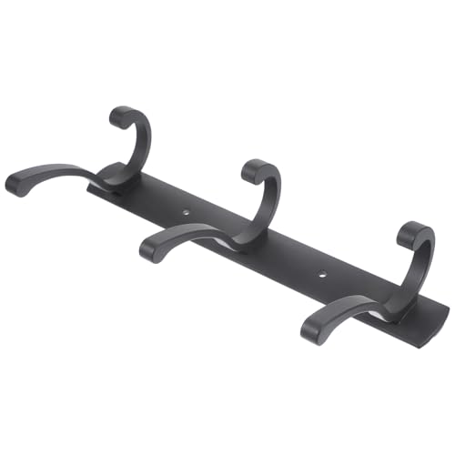 VALICLUD Wandgarderobe Metall 3 Haken Strapazierfähiger Kleiderhaken für Zuhause ohne Bohren für Küche Bad Schlafzimmer von VALICLUD
