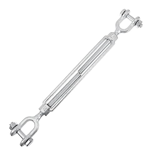 VALICLUD 1 Stück Carbonstahl Spanner Schraubendreher Drahtseil Turnbuckle Silber Für Seilspannung und Korrektur für Hochspannungssysteme von VALICLUD