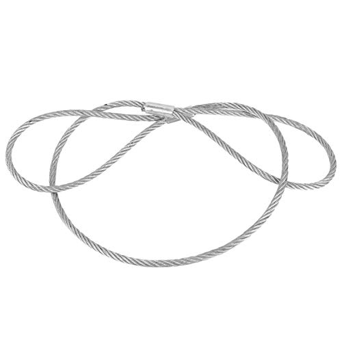 VALICLUD 1 Stück Drahtseil Lanyard Kabel Schutzausrüstung Leicht Tragbar Doppelt für Außenbereich Sicherheitsdrahtkabel für Stangen von VALICLUD