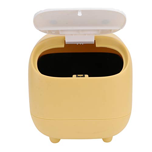 VALICLUD 1 Stück Mini Mülleimer für Schreibtisch Bunter Druck Platzsparender Abfallbehälter für Büro Zuhause und Studentenwohnheim Robuste Verarbeitung Niedliches Design Gelb VALICLUD 1 Stück Mini Mülleimer für Schreibtisch Bunter Druck Platzsparender Abfallbehälter für Büro Zuhause und Studentenwohnheim Robuste Verarbeitung Niedliches Design Gelb von VALICLUD