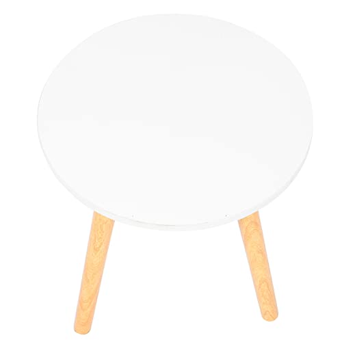 VALICLUD Sofa-beistelltisch Runde Balkontische Kleiner Tisch Im Nordischen Stil Moderner Mini-rundtisch Für Heimgebrauch Ecke Tisch Für Bücher Und Blumenvasen von VALICLUD