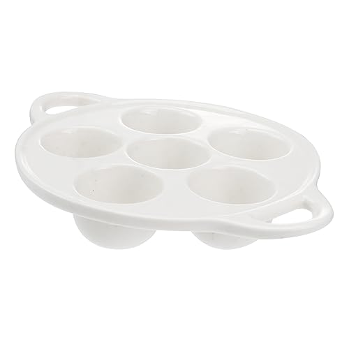 VALICLUD 1 Stück Schneckenbackform aus Keramik mit Fächern Ofen und Mikrowellengeeignet Hitzebeständig mit Doppelgriff für Sicheres Servieren für Meeresfrüchte und Snacks von VALICLUD