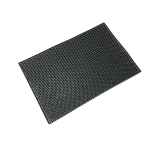 VALICLUD 1 Stück Silikon Bar Matte mit Tiefen Rillen Rutschfeste Abtropfmatte für Küchen und Bartresen Schwarz für Geschirr und Obst Einfach zu Reinigen VALICLUD 1 Stück Silikon Bar Matte mit Tiefen Rillen Rutschfeste Abtropfmatte für Küchen und Bartresen Schwarz für Geschirr und Obst Einfach zu Reinigen von VALICLUD