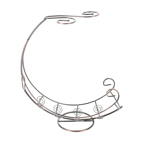 VALICLUD Retro Weinregal aus Metall Vintage Weinständer für Weingläser Hängendes Kelchregal für Küche und Esszimmer Dekoratives Weinlagerungssystem für Bar Restaurant und Zuhause VALICLUD Retro Weinregal aus Metall Vintage Weinständer für Weingläser Hängendes Kelchregal für Küche und Esszimmer Dekoratives Weinlagerungssystem für Bar Restaurant und Zuhause von VALICLUD