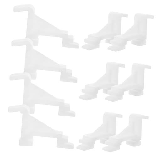 VALICLUD 10 Stück Gefrierschrank Regalhalter Kunststoff Robuste Kühlschrank Regalclips zur Stabilen Befestigung Einfache Montage Passend für Gewerbliche Kühlschränke und Gefriertruhen VALICLUD 10 Stück Gefrierschrank Regalhalter Kunststoff Robuste Kühlschrank Regalclips zur Stabilen Befestigung Einfache Montage Passend für Gewerbliche Kühlschränke und Gefriertruhen von VALICLUD