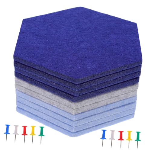 VALICLUD 10 Stück Hexagon Filz Pinnwand Dicke Wandfliesen Selbstklebend Memo Board Bunte Wanddeko für Büro Kinderzimmer Klassenzimmer Bulletin Board Letters Classroom VALICLUD 10 Stück Hexagon Filz Pinnwand Dicke Wandfliesen Selbstklebend Memo Board Bunte Wanddeko für Büro Kinderzimmer Klassenzimmer Bulletin Board Letters Classroom von VALICLUD