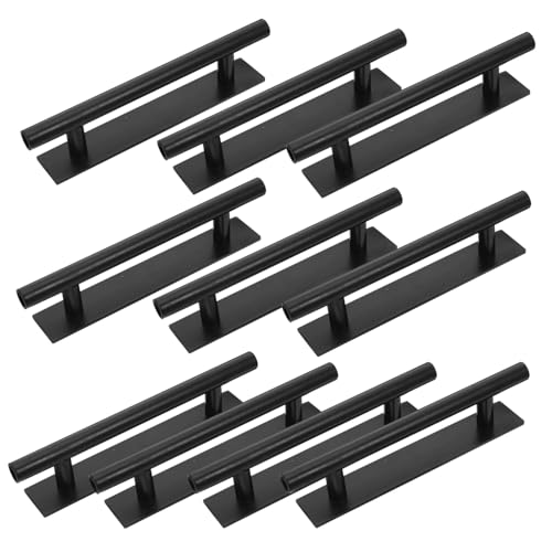 VALICLUD 10 Stück Selbstklebende Schrankgriffe ohne Bohren Starke Haftung Leicht zu Reinigen Modernes Design Geeignet für Küchenschränke Badmöbel und Kleiderschränke Kratzfest und von VALICLUD