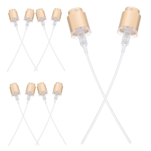 VALICLUD 10 Stück Spray Bottle Pump Replacement für Ätherische Öle Sprühkopf Feiner Nebel Wiederverwendbar Kompatibel mit Parfümflaschen Präzise Duftverteilung Kunststoffsprühkappen von VALICLUD