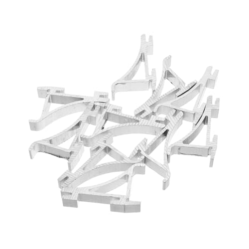 VALICLUD 10 Stück Teiliges Aluminium Regalhalter für Kühlschrank und Gefrierschrank Verstellbare Robuste Unterstützungsklammern zur Optimalen Raumnutzung und Sicheren Organisation im von VALICLUD