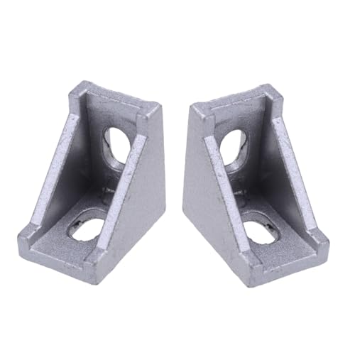 VALICLUD 10 Stück Teiliges Aluminium Winkelverbinder Silberweiß Robuste für Aluminiumprofile Geeignet Drucker Cnc Robotik VALICLUD 10 Stück Teiliges Aluminium Winkelverbinder Silberweiß Robuste für Aluminiumprofile Geeignet Drucker Cnc Robotik von VALICLUD