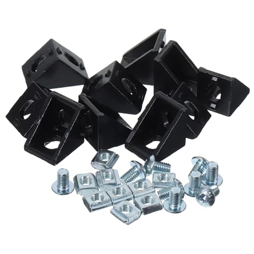 VALICLUD 10 Stück Teiliges Aluminiumprofil Eckverbinder aus Aluminiumlegierung Stabile und Langlebige Flachwinkel für Aluminiumprofile Vielseitig Einsetzbar für DIY und Industrieprojekte VALICLUD 10 Stück Teiliges Aluminiumprofil Eckverbinder aus Aluminiumlegierung Stabile und Langlebige Flachwinkel für Aluminiumprofile Vielseitig Einsetzbar für DIY und Industrieprojekte von VALICLUD