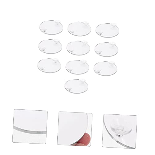 VALICLUD 10 Stück Teiliges Betta Fish Trainingsspiegel mit Saugnapf Dekorativer und Langlebiger Spiegel für Fischglas Sicherer Wasserfester Betta Aquarium Spiegel zur Fischunterhaltung und VALICLUD 10 Stück Teiliges Betta Fish Trainingsspiegel mit Saugnapf Dekorativer und Langlebiger Spiegel für Fischglas Sicherer Wasserfester Betta Aquarium Spiegel zur Fischunterhaltung und von VALICLUD