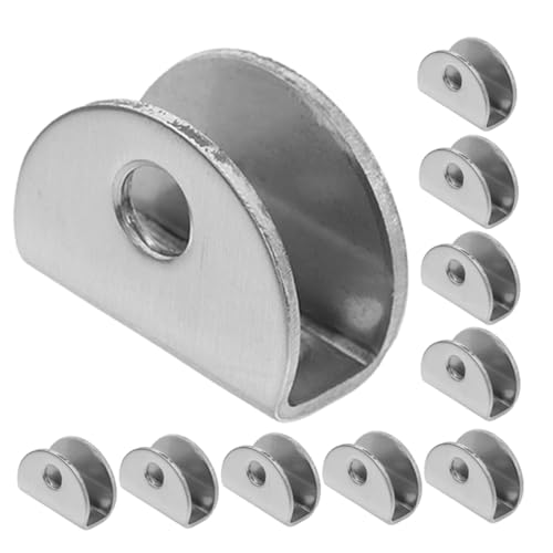 VALICLUD 10 Stück Teiliges Edelstahl Glas mirror Clips Stabile Spiegelhalterungen für Wandmontage Glasbefestigungsklemmen Rostfrei Einfache Installation für Bad Salon Hotel VALICLUD 10 Stück Teiliges Edelstahl Glas mirror Clips Stabile Spiegelhalterungen für Wandmontage Glasbefestigungsklemmen Rostfrei Einfache Installation für Bad Salon Hotel von VALICLUD