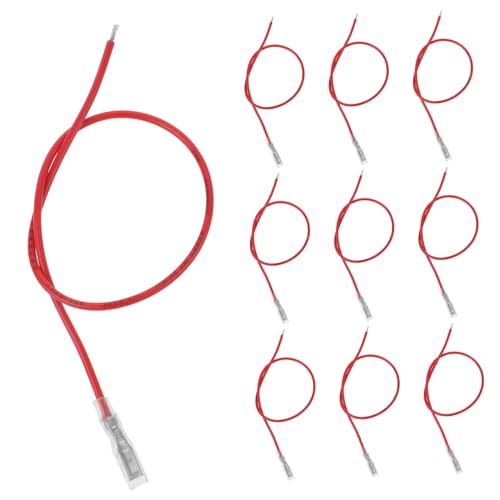 VALICLUD 10 Stück Teiliges Flachsteckhülsen mit Kabel und Isolierhülse Steckbare Auto kabelverbinder Zuverlässige Crimpklemmen für Stabile Stromübertragung Einpolig Einfache Installation VALICLUD 10 Stück Teiliges Flachsteckhülsen mit Kabel und Isolierhülse Steckbare Auto kabelverbinder Zuverlässige Crimpklemmen für Stabile Stromübertragung Einpolig Einfache Installation von VALICLUD