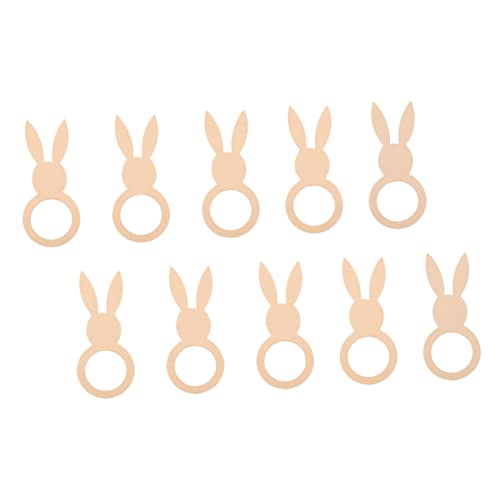 VALICLUD 10 Stück Teiliges Holz serviettenringe mit Niedlichem Hasenmotiv Kreative Frühlings tischdekoration Langlebige Napkin Holder für Familienessen und Festtage Österliche Bunny Form VALICLUD 10 Stück Teiliges Holz serviettenringe mit Niedlichem Hasenmotiv Kreative Frühlings tischdekoration Langlebige Napkin Holder für Familienessen und Festtage Österliche Bunny Form von VALICLUD