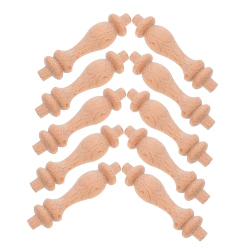 VALICLUD 10 Stück Teiliges Holzbaluster für Treppengeländer Europäischer Stil Kleine Dekorative Säulen Vielseitig Einsetzbar für Weinregal Garderobe und Möbelzubehör VALICLUD 10 Stück Teiliges Holzbaluster für Treppengeländer Europäischer Stil Kleine Dekorative Säulen Vielseitig Einsetzbar für Weinregal Garderobe und Möbelzubehör von VALICLUD