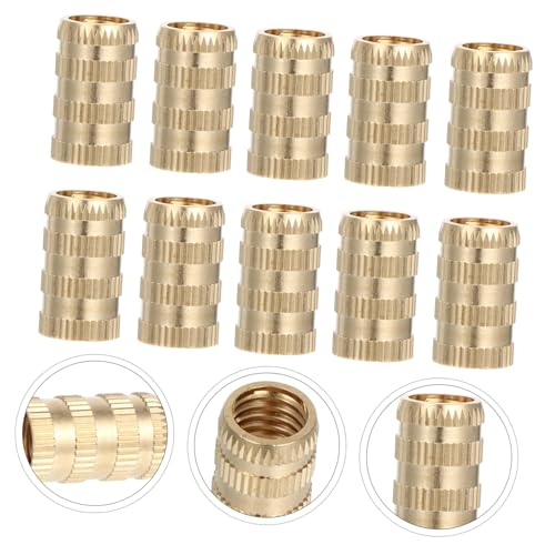VALICLUD 10 Stück Teiliges Messing Gerändelte Einbettungsmuttern Drucker Kunststoffgehäuse Einfache Montage ohne Senkung Geeignet für Laptop und Router Gehäuse VALICLUD 10 Stück Teiliges Messing Gerändelte Einbettungsmuttern Drucker Kunststoffgehäuse Einfache Montage ohne Senkung Geeignet für Laptop und Router Gehäuse von VALICLUD
