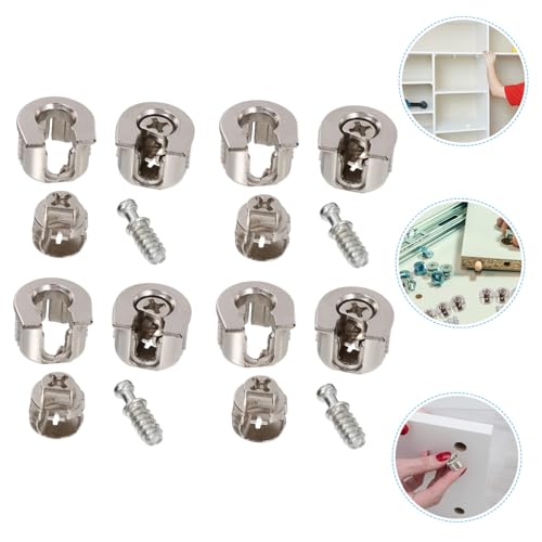 VALICLUD 10 Stück Teiliges Möbelverbinder Legiertem Exzentrische Schrankverbinder mit Starker Anti stretch funktion Rostbeständig und Langlebig für Einlegeböden und Schrankbefestigungen VALICLUD 10 Stück Teiliges Möbelverbinder Legiertem Exzentrische Schrankverbinder mit Starker Anti stretch funktion Rostbeständig und Langlebig für Einlegeböden und Schrankbefestigungen von VALICLUD