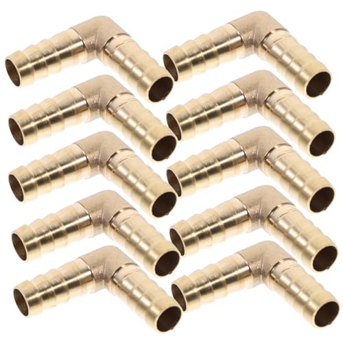 VALICLUD 10 Stück Teiliges Pex Winkelverbinder aus Korrosionsbeständigem Kupfer für Wasser Öl Kraftstoffleitungen Kompatibel mit Edelstahl schellensystemen Einfache Montage und VALICLUD 10 Stück Teiliges Pex Winkelverbinder aus Korrosionsbeständigem Kupfer für Wasser Öl Kraftstoffleitungen Kompatibel mit Edelstahl schellensystemen Einfache Montage und von VALICLUD