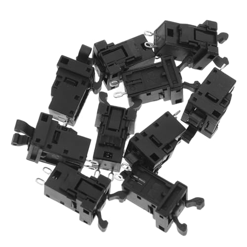 VALICLUD 10 Stück Teiliges Push Latch für Touch Lid Mülleimer Praktischer Ersatz für Kunststoff Deckelverriegelung Einfache Installation und Hohe Kompatibilität für Verschiedene Modelle von VALICLUD