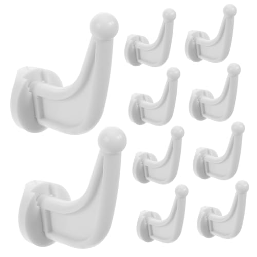 VALICLUD 10 Stück Teiliges Radiator Towel Holder aus Robustem Kunststoff Moderner Handtuch und Kleiderhaken für Bad Küche Büro Einfache Montage ohne Bohren für Zuhause Hotel und Büro von VALICLUD