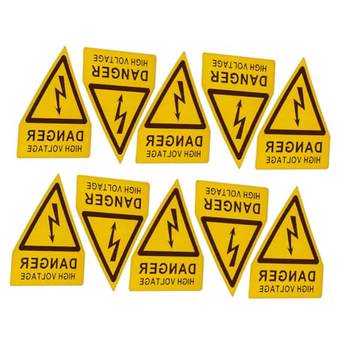 VALICLUD 10 Stück Teiliges Selbstklebende Hochspannung Warnaufkleber PVC Sicherheitskennzeichnung für Elektrische Schaltschränke und Maschinen Langlebig Vielseitig Einsetzbar für VALICLUD 10 Stück Teiliges Selbstklebende Hochspannung Warnaufkleber PVC Sicherheitskennzeichnung für Elektrische Schaltschränke und Maschinen Langlebig Vielseitig Einsetzbar für von VALICLUD