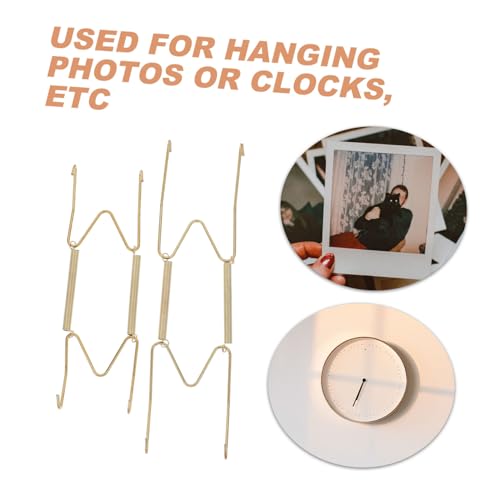 VALICLUD 10 Stück Teiliges W förmige Unsichtbare Wandhaken aus Kupfer und Edelstahl Stabile Dekorative Plattenhalter Installieren für Wanddekoration und Schwere Teller Geeignet von VALICLUD